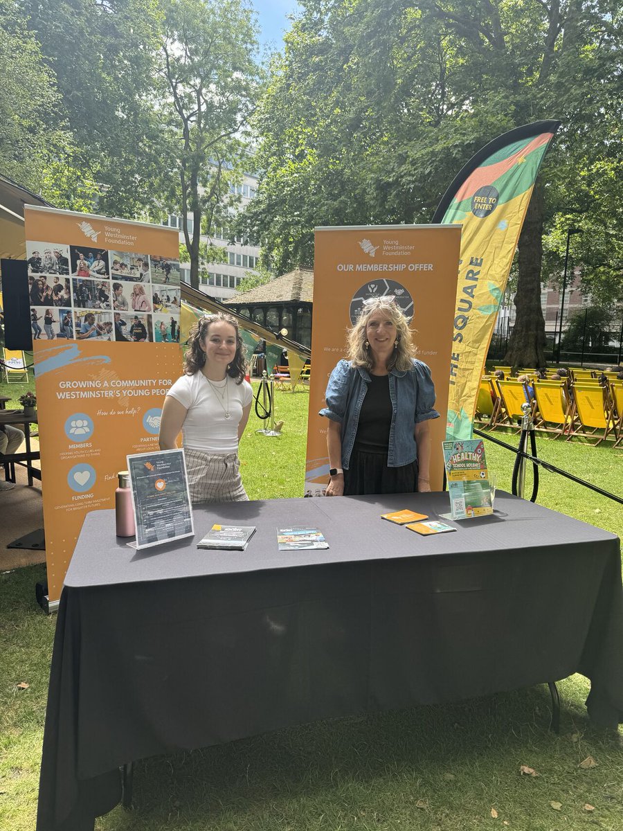 YoungWestminstr's tweet photo. Last week, we were at the Baker Street Quarter Partnership's annual Summer in the Square. We were there raising the work we do at YWF alongside our members, Pro Touch SA, who offered the opportunity to participate in tennis.
#summerinthesquare https://t.co/4pMlhjYsmk