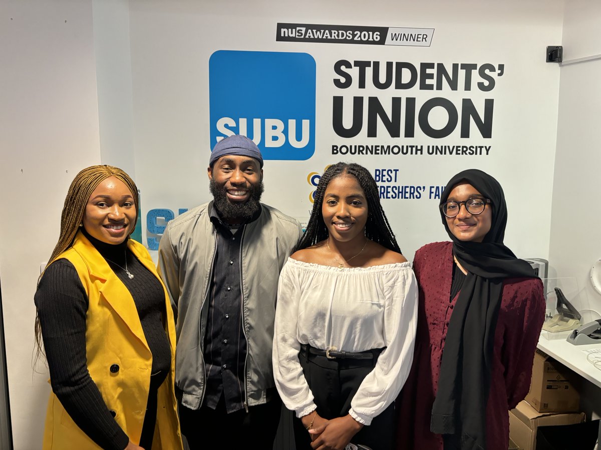👋 Welcome to your new 2024/25 Full-Time Officers!

SU President: Esther Chinenye Isaiah
VP Education: Grace Egbonna Ehiosun
VP Student Opportunities: Jeffery Ononiwu
VP Welfare &amp; Communities: Fatima Farha 

We can't wait to see what they will achieve this academic year!