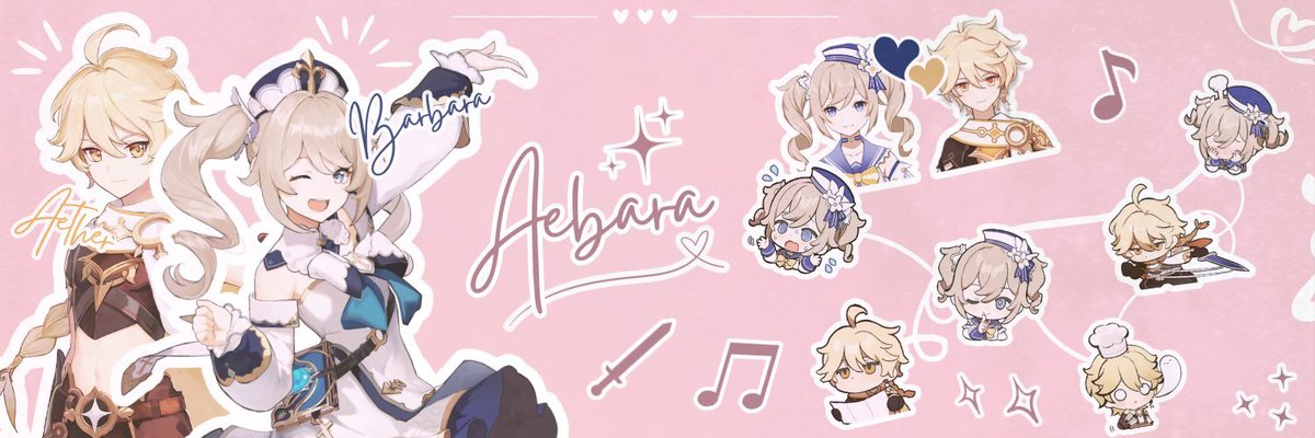 Aebsandwich's tweet photo. Hi guys! I'm the Aebara Missionary and I post content about the #Genshin ship between #Aether and #Barbara, #Aebara or #Barbaether ^^
If you want to know more, see my carrd👇
https://t.co/44ZHHahMpC
If you want to suggest or share, check my forms👇
https://t.co/ScyeFOHURj https://t.co/NZTuwx5wW0
