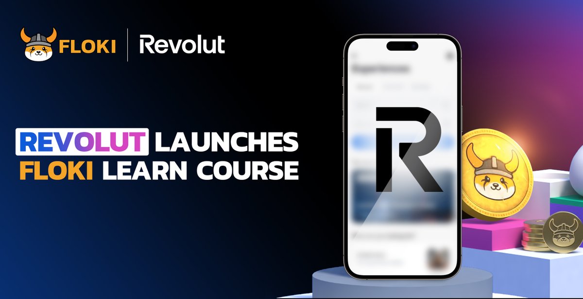 FLOKI's tweet image. Revolut Launches Floki Learn Course

Revolut has just launched an exclusive #Floki Learn course!

Users of @RevolutApp, the biggest fintech and retail trading app in Europe with over 45 million customers, now have the opportunity to explore the thriving $FLOKI ecosystem and its…