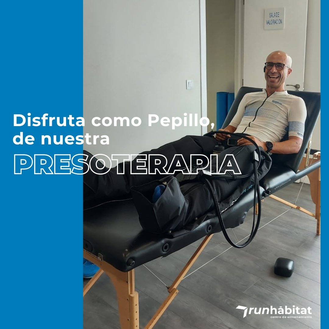 RunHabitat's tweet photo. Contrata ya tu bono de PRESOTERAPIA de #RecoveryPlus disponible en nuestro centro de #Runhábitat
Si quieres estar así de feliz como nuestro amigo @joluramo ya sabes qué tienes qué hacer 😄💙
📲 613 010 802 (llamadas y whastApp)
➡️ https://t.co/Ce7ErvB50q https://t.co/sXby1Ex6jQ