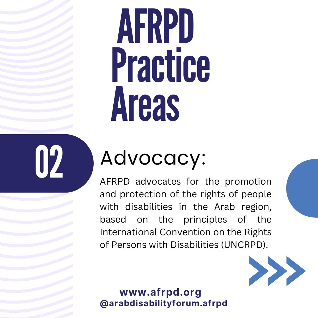 Arab Forum For Persons With Disabilities - AFRPD tweet media