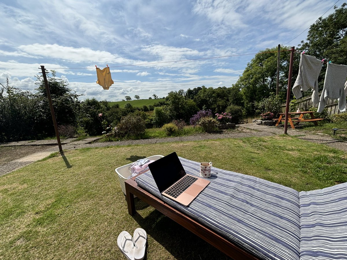 Gutted to miss <a href="/BritSocGastro/">BSG</a> Live! But watching it On Demand in the sun is pretty great👌

#bsglive #maternityleave #scotlandsummer