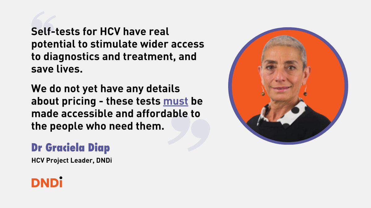 Great news for #HCV patients that <a href="/WHO/">World Health Organization (WHO)</a> has prequalified the first self test!

Wider-scale testing is needed for this curable disease. With the political will, hepatitis C can be eliminated.

🔗 who.int/news/item/10-0…