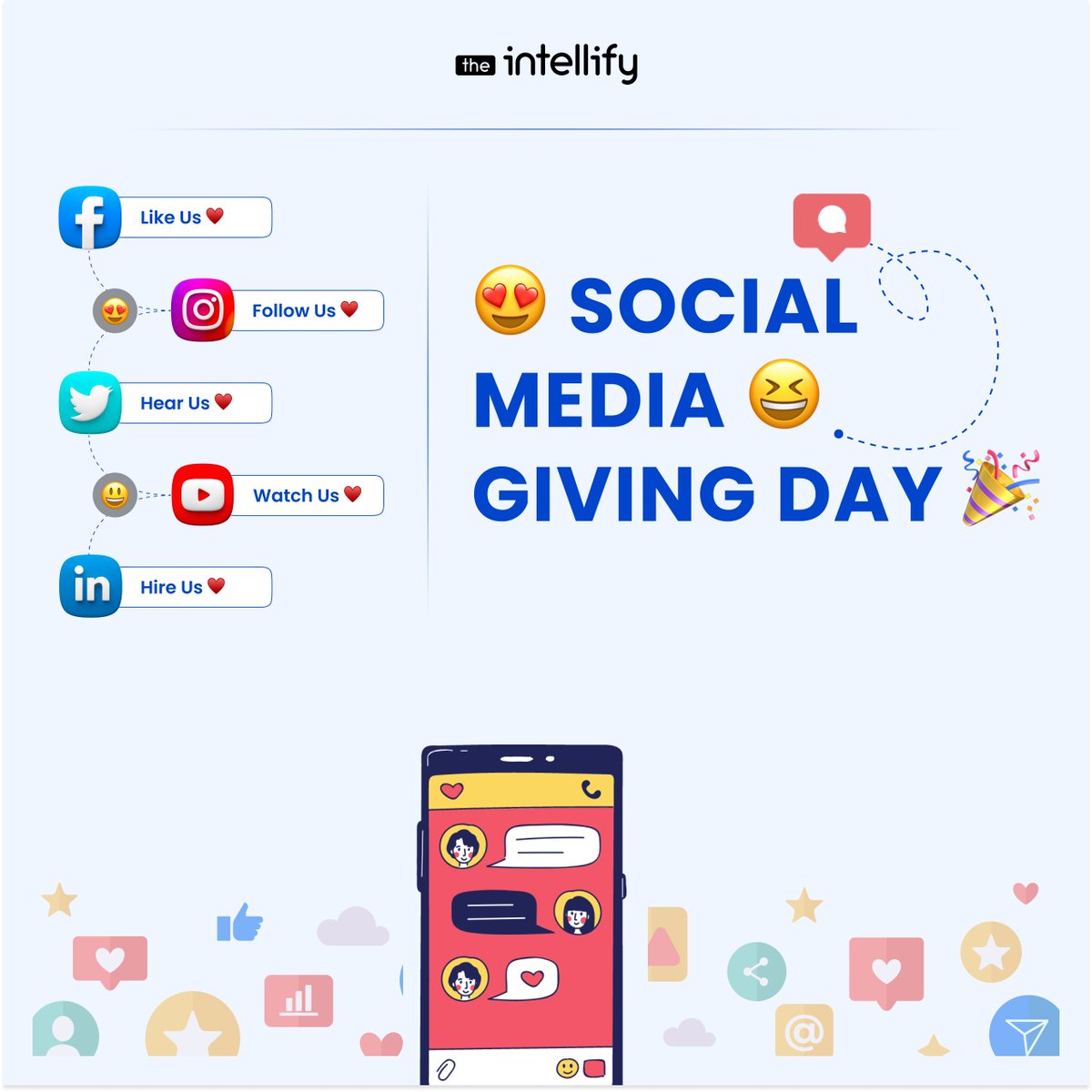 Let's Celebrate a Day to Encourage Everyone to Use Social Media to Make a Difference in the World by Promoting Charitable Giving! 

#SocialMediaGivingDay