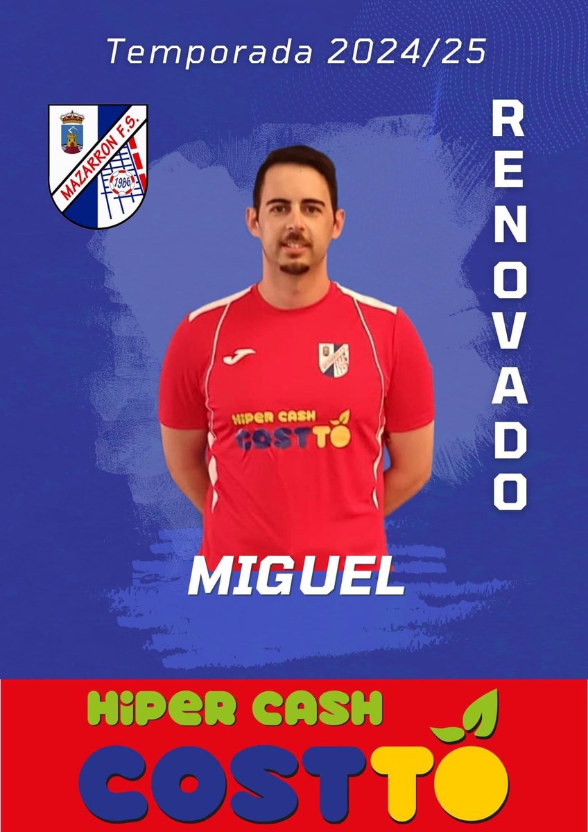 𝑹𝑬𝑵𝑶𝑽𝑨𝑪𝑰𝑶𝑵  🎨🖌️

4️⃣ Miguelin 

Hoy toca el auténtico zurdo, jugador universal, mejor posicionamiento en la pista y versatil.

Mejor disparo, mejor finalizacion, mejor jugando de 5, mejor compañero, mejor persona, sencillo y humilde deportivamente.