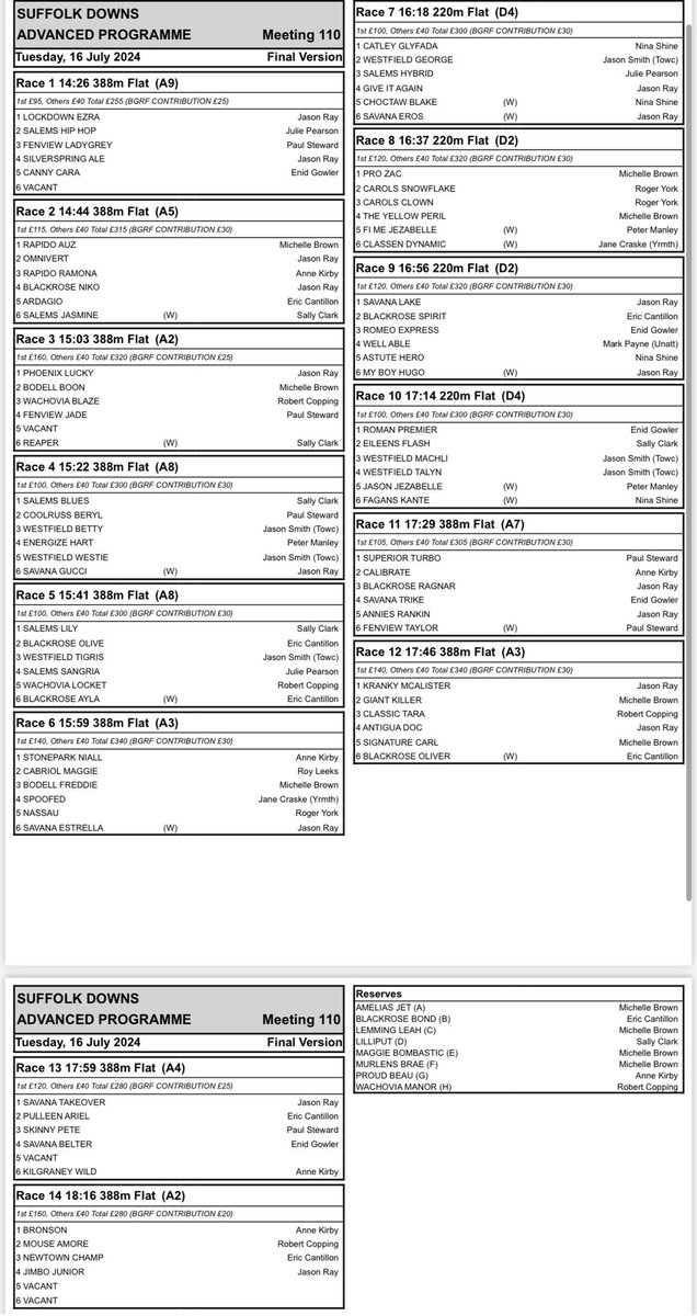 Official Suffolk Downs Dogs (@suffdownsdogs) on Twitter photo 