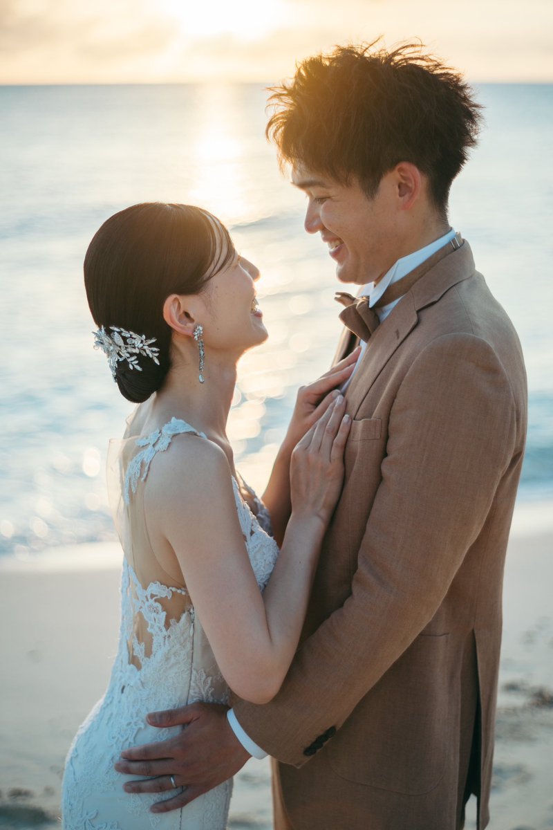 Kaede_FD3S's tweet photo. 新婚旅行で宮古島行った時に撮ってもらったウェディングフォト送ってもらった👰🤵 https://t.co/ivxsXM5VAh