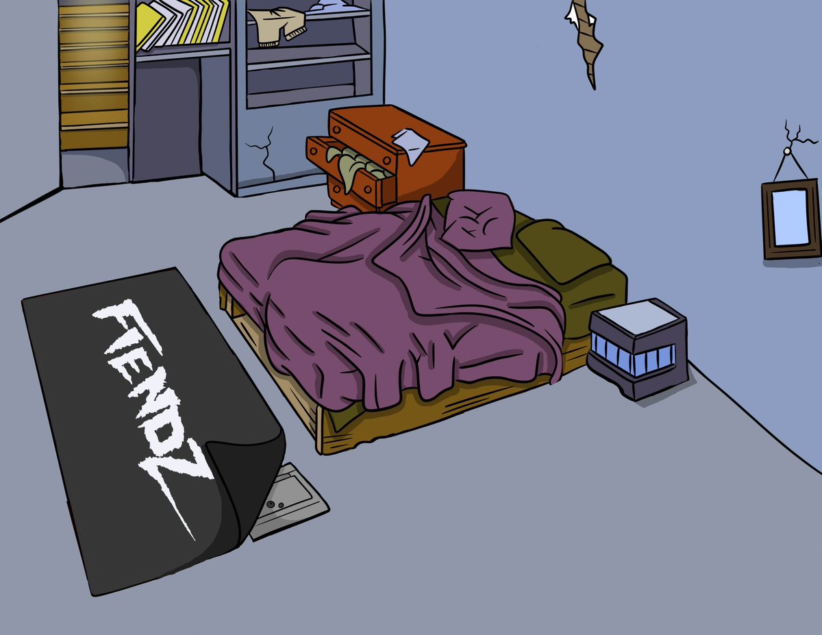 Fiendz World 🌎 is just getting started.

The team and I think of new features for this utility every day. 

Every month a new catalog so holders rooms will be very unique. Alongside collab items/clothing for your Fiend to feature other projects within the rooms. 

It will be fun