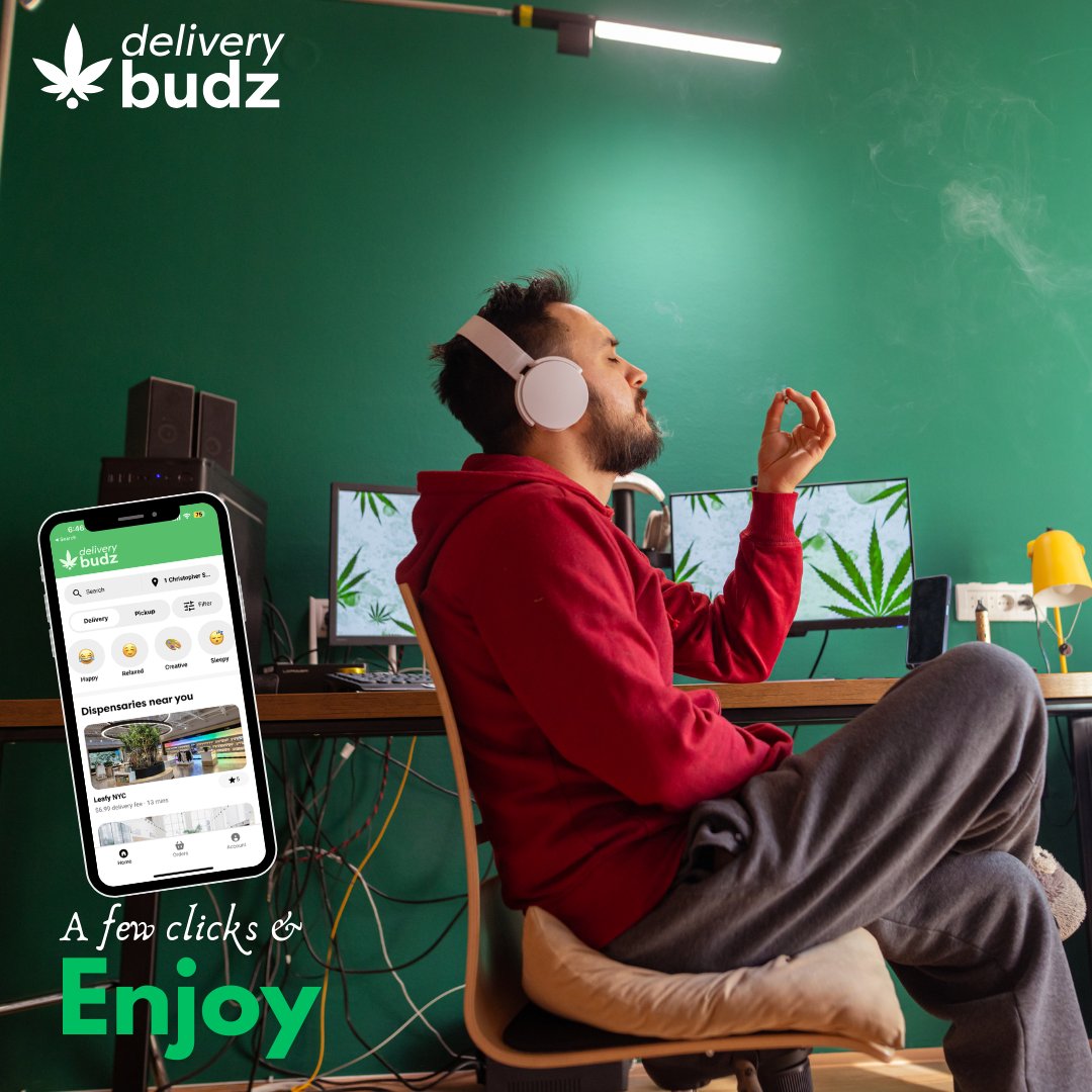 deliverybudz's tweet photo. Tap your fingers, put your feet up, and get high-quality products delivered straight to you. #Seamless #Enjoy https://t.co/kZVEWwWInq