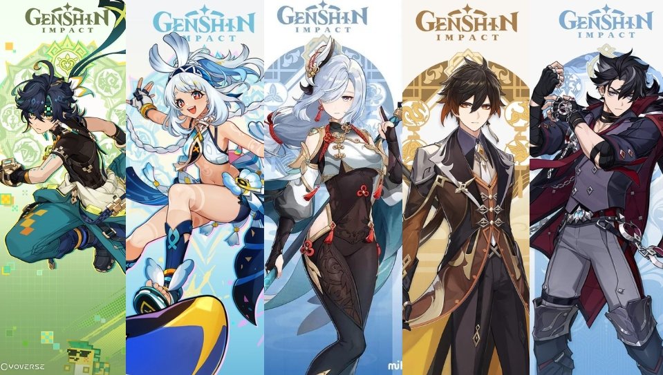 VISION_MOUSE's tweet photo. 5.0 banner Speculations!!
- New character 
• kinich (dentro claymore)
• mualani (hydro catalyst)
- Rerun (2 out of this 3)
• shenhe
• zhongli 
• wriothesley 
(Speculations take with a grain of salt)
#genshinimpact
#genshinleaks
#genshin https://t.co/0G4LfTXh6K