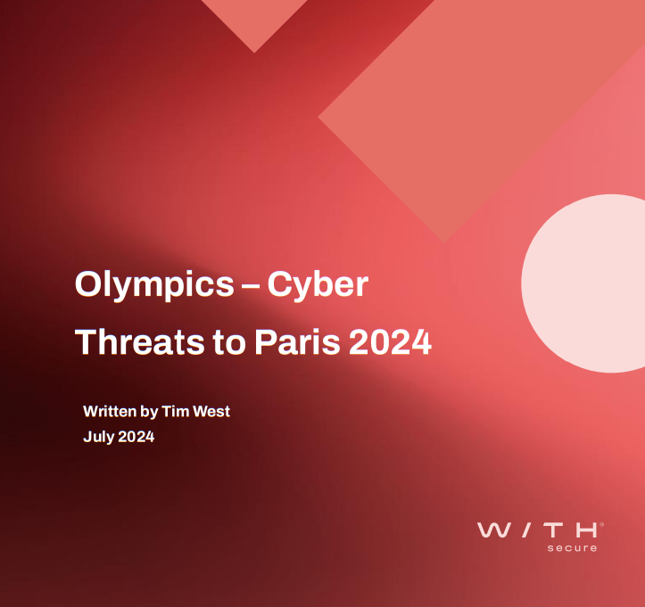 Tim West writes about the cyber threat to The 2024 Summer Olympics. Tim is the director of our threat Intelligence team. 
withsecure.com/content/dam/wi…
