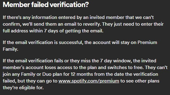 TheDanSixx's tweet photo. this is an absolute scam. the email was sent to a dead email account that is linked to an old facebook account, so I wasn't even aware of this until I lost access to premium. Now @Spotify won't let me access the family account, despite being under the same roof as the owner. https://t.co/QuP1c1N65D