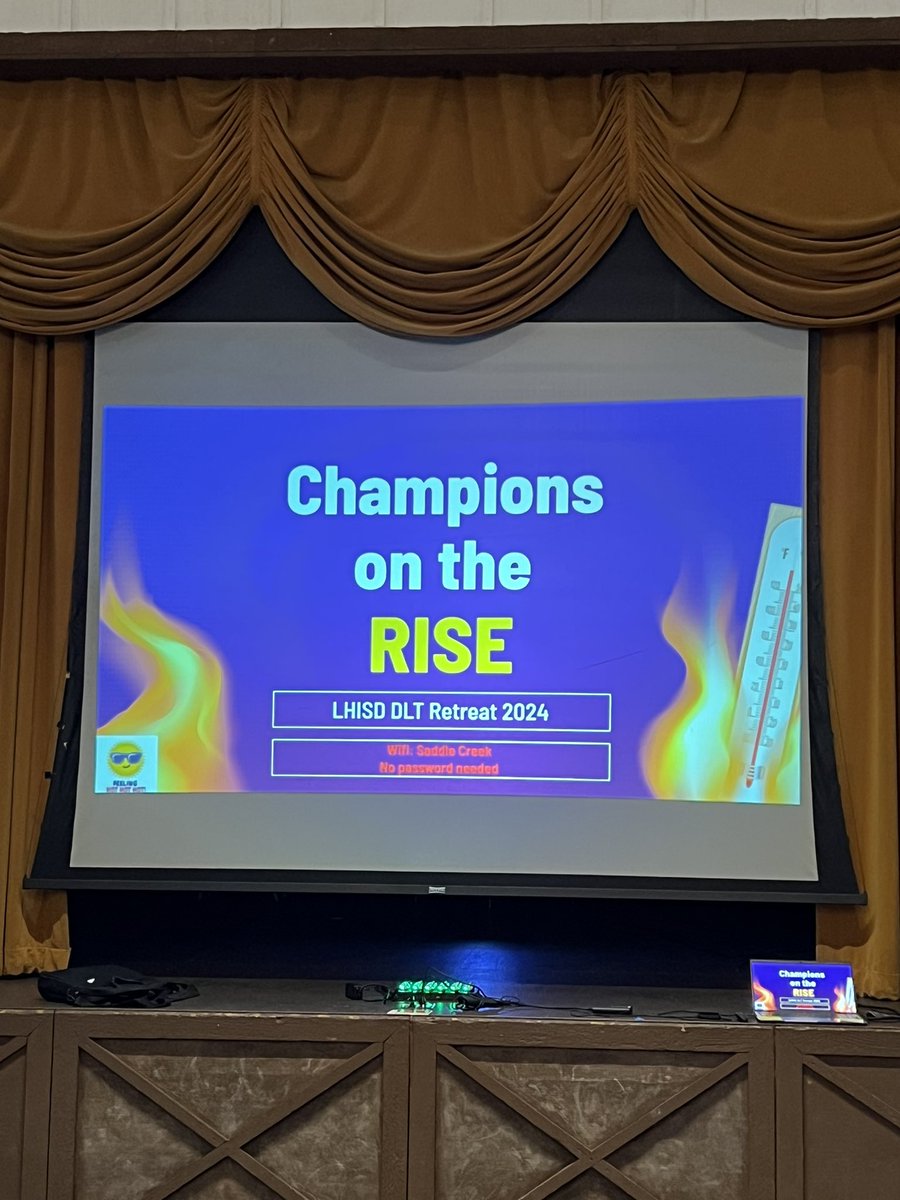 Ready to kick off district leadership retreat 24-25!