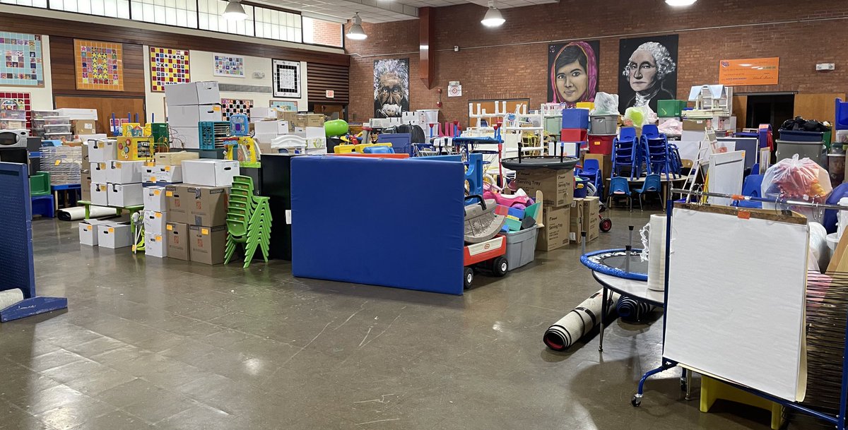 It’s preschool moving day at the McCarthy. We are sad to see our preschool friends moving to their new school.