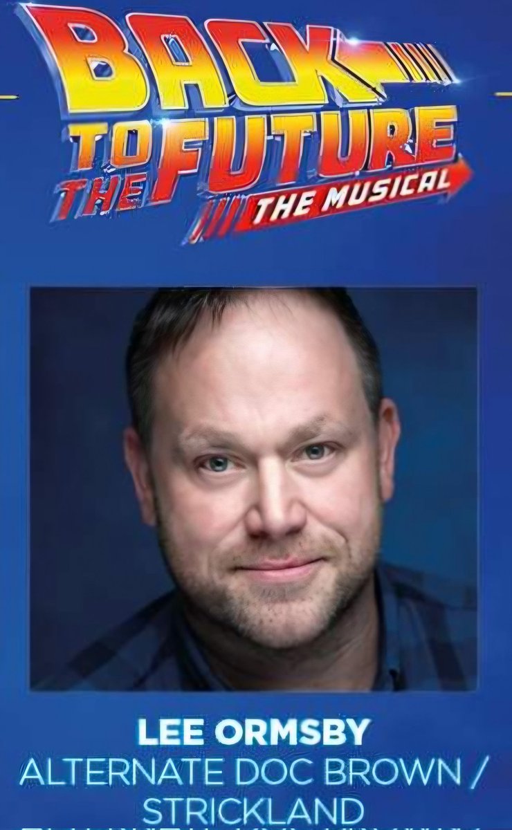It's official at last! For 24/25, I'm staying on as Strickland, as well as being the new Alternate Doc Brown for 2 shows a week on Cory's day off from 14th August. I can't begin to tell you what this means. This one IS for the dreamers. Dreams DO come true!  ❤️ #bttfmusical