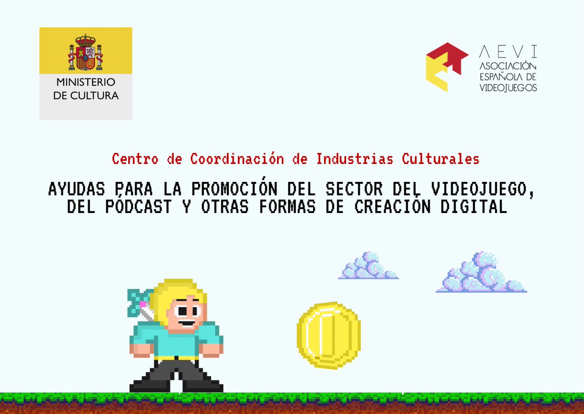 videojuegosAEVI's tweet photo. 📃🗣️ El Ministerio de Cultura concede 8M€ a 133 proyectos de #videojuegos, pódcast y creación digital en el marco del Plan de Recuperación, Transformación y Resiliencia.

Desde AEVI, felicitamos a los beneficiados❤️

🔗 https://t.co/M0XHmoAF3I https://t.co/MY5INnb1Im