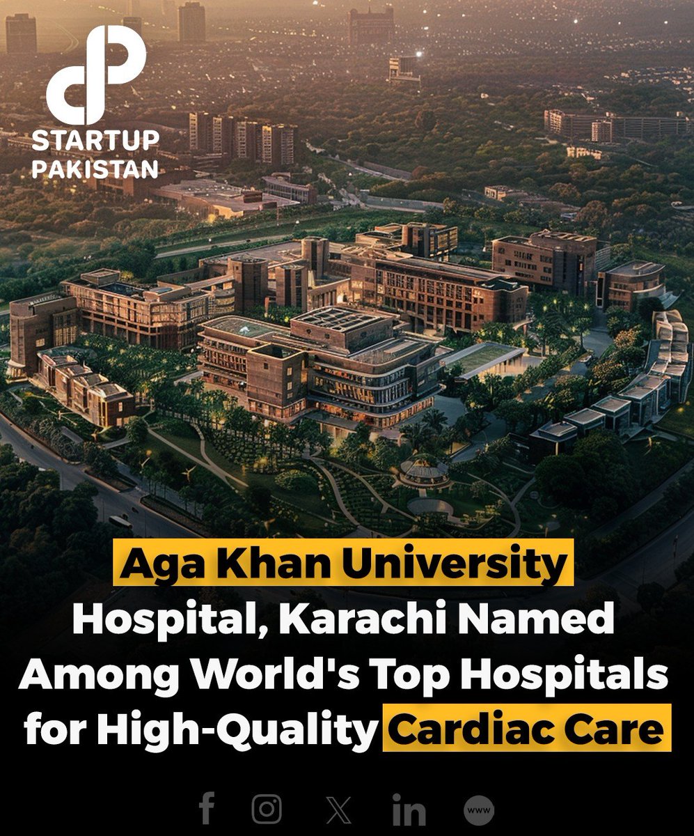 PakStartup's tweet photo. AKUH, Karachi, has earned acclaim as one of the world's premier institutions for high-quality cardiac care.
#AKUH #CardiacCareExcellence #HeartAttackCare https://t.co/eBSTgccfuy