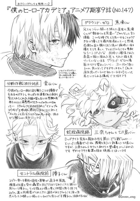 アニメ7期9話おさらい パート2いきます!
分断先のA組メンバーのシーンの感想も書きたかったのでしつこく追加しちゃいます

#僕のヒーローアカデミア #ヒロアカ
#MyHeroAcademia #heroaca_a #Fanart 