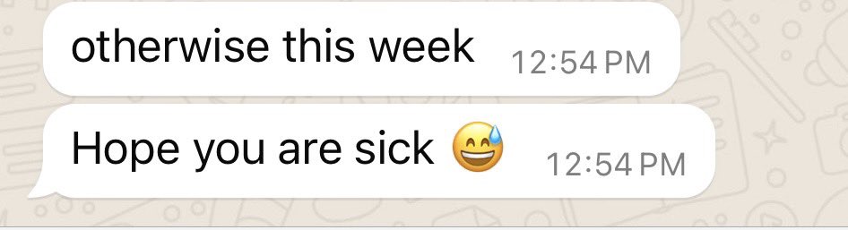 yes I’m sick of you