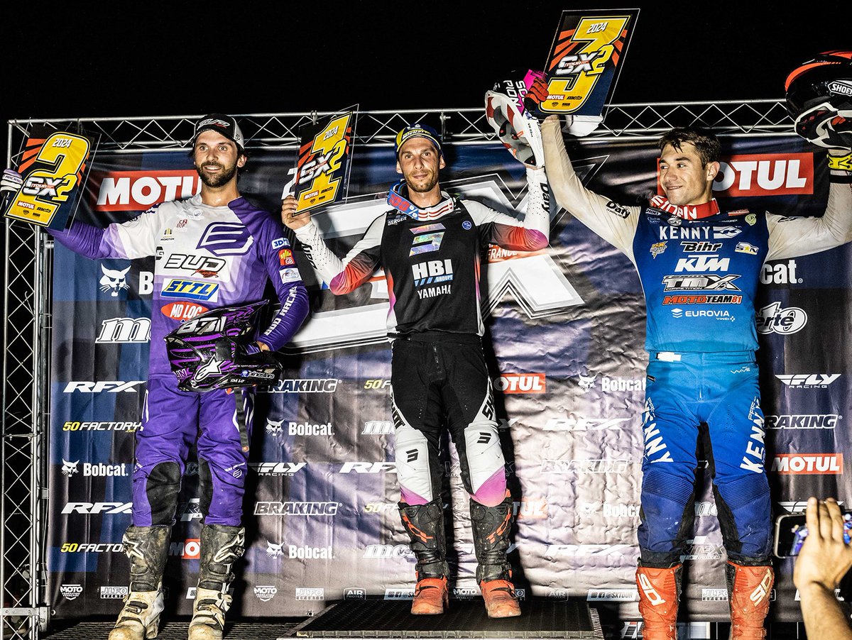 YamahaMotorFr's tweet photo. #SXTour – 13 juillet 2024
Saint-Thibéry-34 🇫🇷(1/9) : #GregAranda (#YZ450F) en SX1 et #MaximeDesprey (#YZ250F) en SX2 dégainent les premiers !
➡️ https://t.co/nIHyV5V2PD
#YamahaRacing | #Yamalube https://t.co/4keVorwoF7