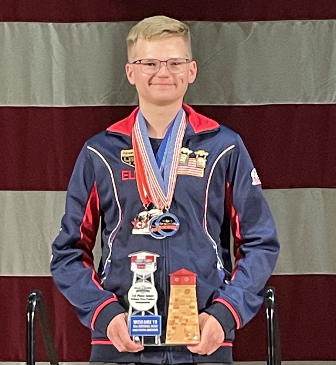 ogoreuc's tweet photo. That’s a wrap for CMP National Matches.  ⁦@JackOgoreuc⁩ won the Smallbore 3P Junior National Championship and his team also won the junior national championships for air gun and smallbore.  ⁦@GCHSeagles1⁩ https://t.co/HV9kbOBIxU