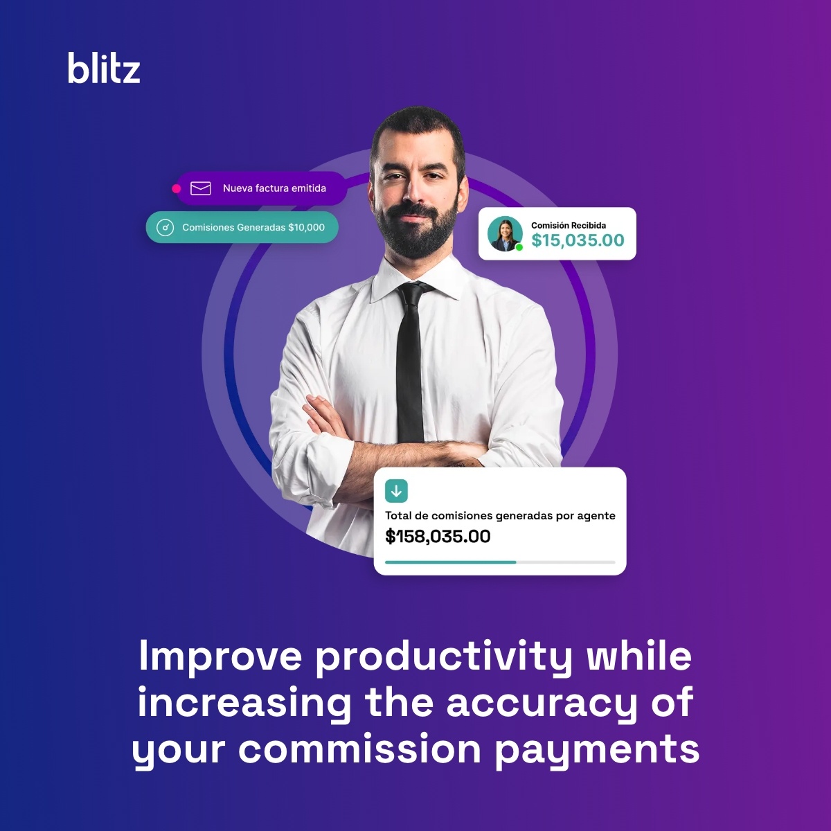 BlitzIsForYou's tweet photo. Retail managers, consolidate info, save time, and reduce errors. Blitz automates processes, designs compensation models, and creates seasonal campaigns to boost sales.

Book a free demo: https://t.co/dJpHfiNTWk 📊💸 https://t.co/Jh3hPdny9e