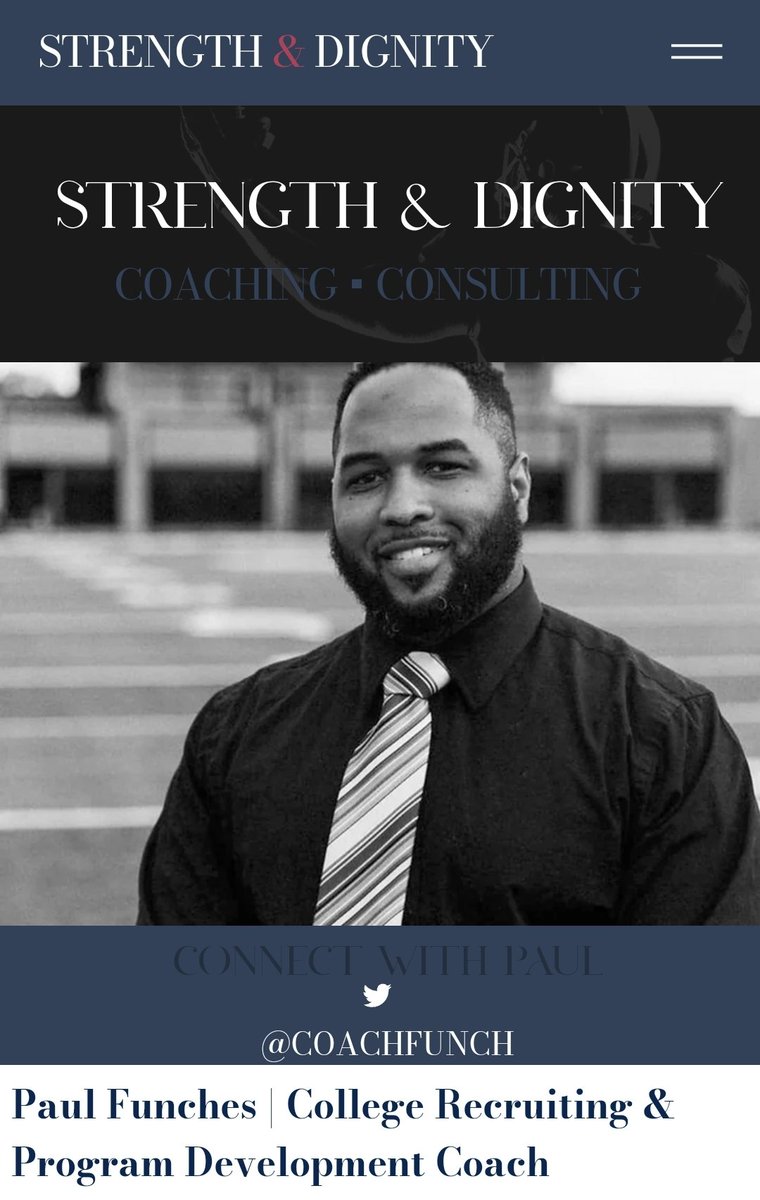 CoachFunch's tweet photo. Yall I am super excited to announce the re-launch of my wife and my coaching and consulting company. 
If you need assistance with your recruiting process or if you're looking to build your own program book a consultation at
https://t.co/eP5RlXAN2z https://t.co/DqmDEFIuOA