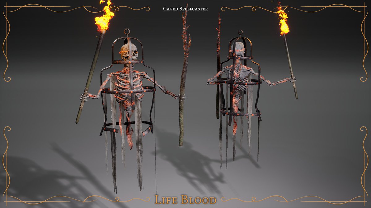 Life_Blood_game's tweet photo. Introducing the Caged Spellcasters - imprisoned sorcerers of the Sunken Slum village. Magic-users were jailed by the Six Sorcerers after flooding the village on the King’s orders.

#LifeBlood #ShowmeSaturday #ScreenshotSaturday #indie #indiegamedev #gamesdev #gamedevelopment #rpg https://t.co/3bWDBFxTUD