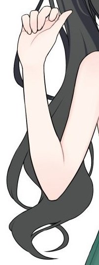 「髪とか尻尾は先に塗りつぶしで形とった後に線引く事が多いφ(˙꒳​˙ ) 」|シロ ੯ꔷ̀͡ᓑ\のイラスト