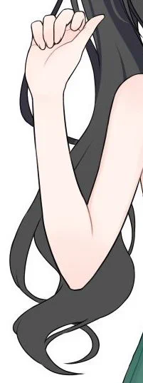 髪とか尻尾は先に塗りつぶしで形とった後に線引く事が多いφ(˙꒳​˙ ) 