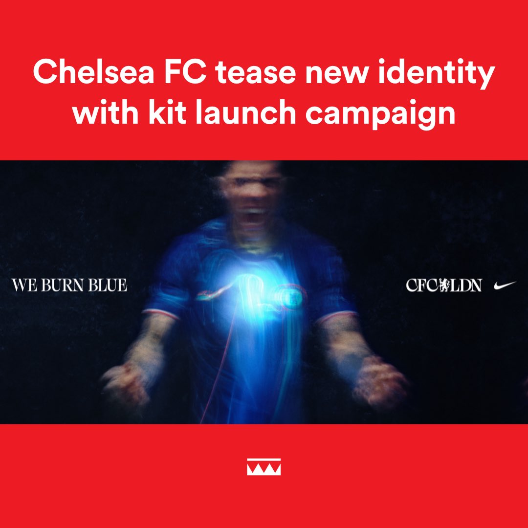 TheDrum's tweet photo. @ChelseaFCโs new campaign featuring โCOLDโ Palmer, Sam Kerr and some of the teams other shining stars wins Ad of the Day! ๐ฅถ๐๐ฅ
Learn more about the campaign: https://t.co/uJvuqJNAX7 ๐ฐ
#Chelsea #ChelseaFC #Chelseafootballclub #Chelseablue #ColdPalmer #Premierleague https://t.co/8If72mYrSD
