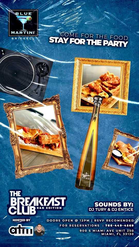 Y’all been wanting an R&amp;B Brunch in Miami so we are bringing it to you this Sunday!!! See you there