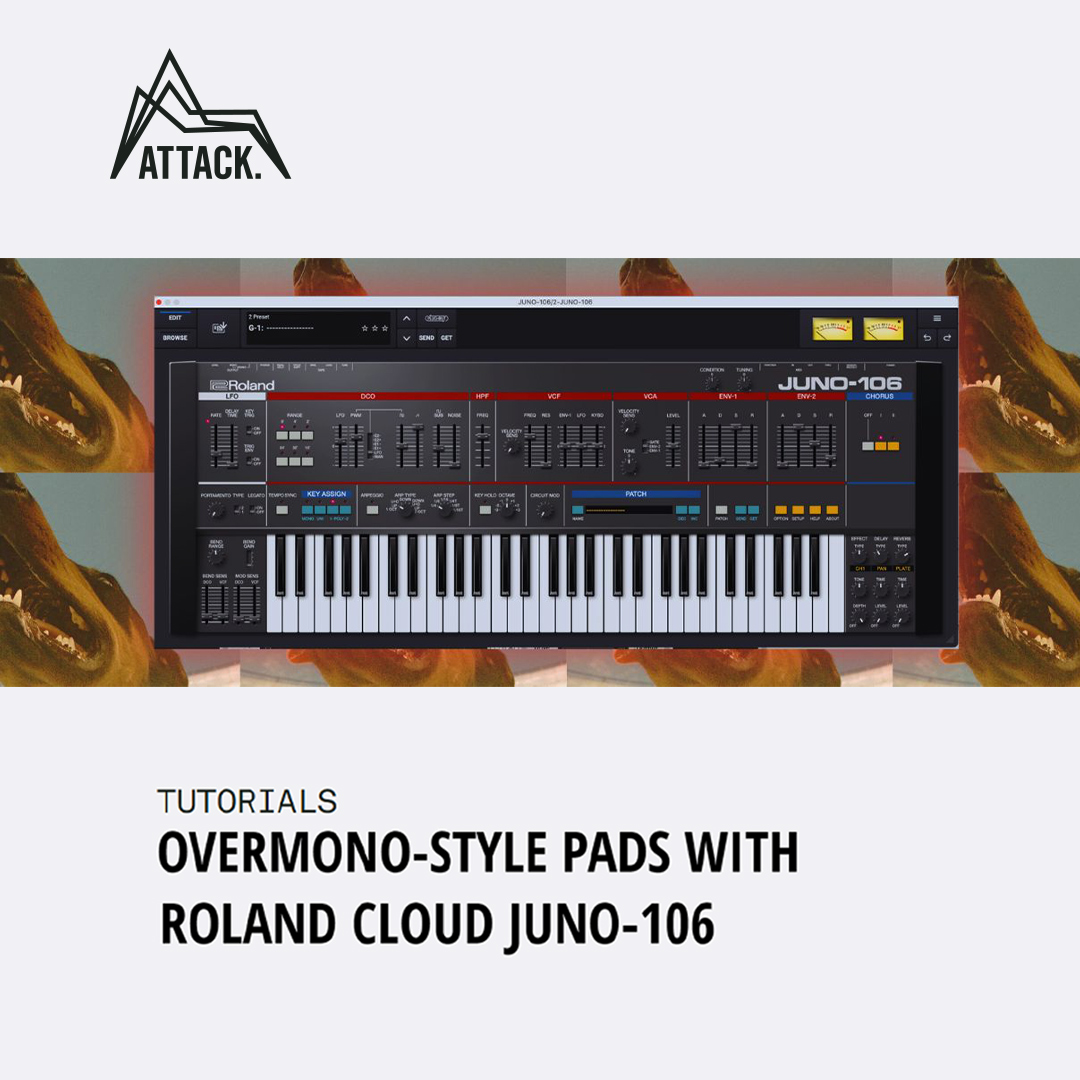 TheRolandCloud's tweet photo. "Dial in classic and surprisingly thick pads with the Roland Cloud JUNO-106 emulation." Read the Attack Magazine tutorial article now at:

https://t.co/FnmwRihexa

#roland #overmono #attackmag https://t.co/Hz14L8yqjg