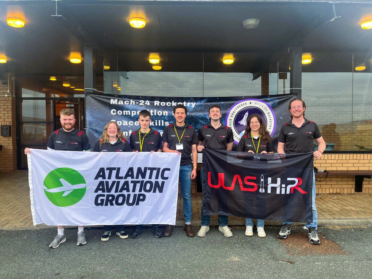 AtlanticAvGrp's tweet photo. Fantastic photos sent to us from the ULAS HiPR team at the Mach-24 Conference in Spaceport Machrihanish, Argyll, Scotland . Congratulations on the launch of your first-ever high-powered rocket, Morrigu! 📷

#Aviation #Aerospace #NextGeneration #Rocketry https://t.co/LpmEYCWyxl