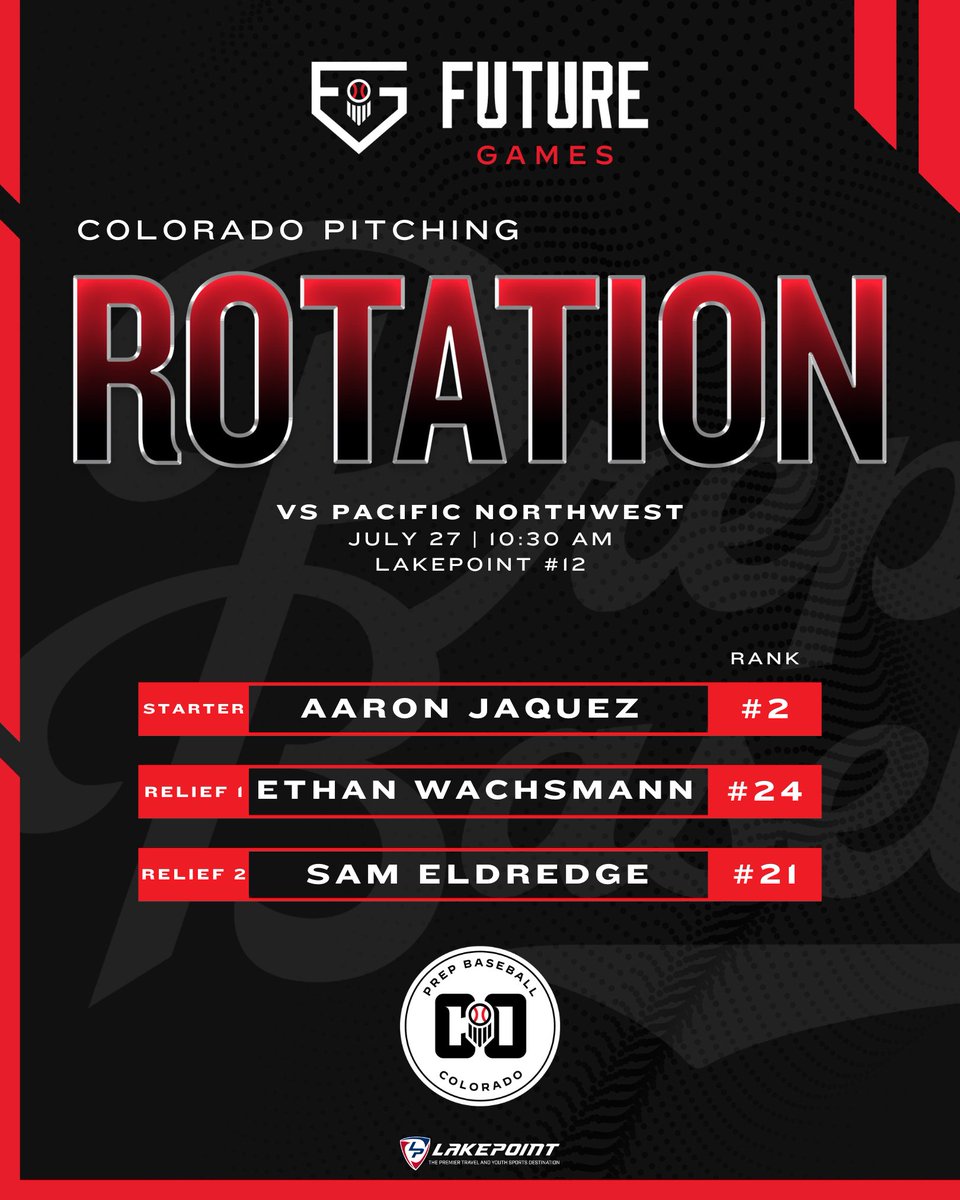 Prep Baseball Colorado (@prepbaseball_co) on Twitter photo ๐๏ธ๐ญ๐ผ๐ป๐ผ๐น๐ฌ ๐ฎ๐จ๐ด๐ฌ๐บ ๐ท๐ฐ๐ป๐ช๐ฏ๐ฐ๐ต๐ฎ ๐น๐ถ๐ป๐จ๐ป๐ฐ๐ถ๐ต: ๐ป๐ฌ๐จ๐ด ๐ช๐ถ๐ณ๐ถ๐น๐จ๐ซ๐ถ๐๏ธ
Take a look at this year's top pitching prospects that will be representing Colorado during the @PrepBaseball Future Games!
๐ <a href="/LakePointSports/">LakePoint Sports</a> - Emerson, Georgia ๐๏ธ๐ญ๐ผ๐ป๐ผ๐น๐ฌ ๐ฎ๐จ๐ด๐ฌ๐บ ๐ท๐ฐ๐ป๐ช๐ฏ๐ฐ๐ต๐ฎ ๐น๐ถ๐ป๐จ๐ป๐ฐ๐ถ๐ต: ๐ป๐ฌ๐จ๐ด ๐ช๐ถ๐ณ๐ถ๐น๐จ๐ซ๐ถ๐๏ธ
Take a look at this year's top pitching prospects that will be representing Colorado during the @PrepBaseball Future Games!
๐ <a href="/LakePointSports/">LakePoint Sports</a> - Emerson, Georgia