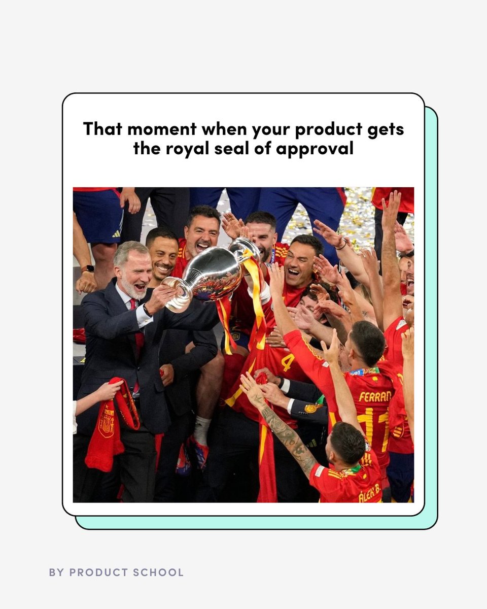 productschool's tweet photo. May all product managers and their teams succeed, like the Spanish team at EURO 2024 and the Argentinian team at COPA America 2024!💪 

#euro2024 #copaamerica2024 #prodmgmt #productmanagers https://t.co/ZR5f48t7Bl