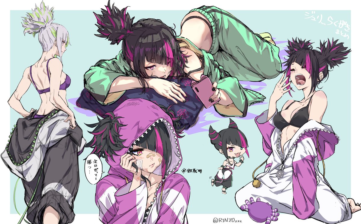 R1NZOzzz's tweet photo. ジュリちゃんらくがきです
#SF6 #スト6 https://t.co/OrgjbTmaiR