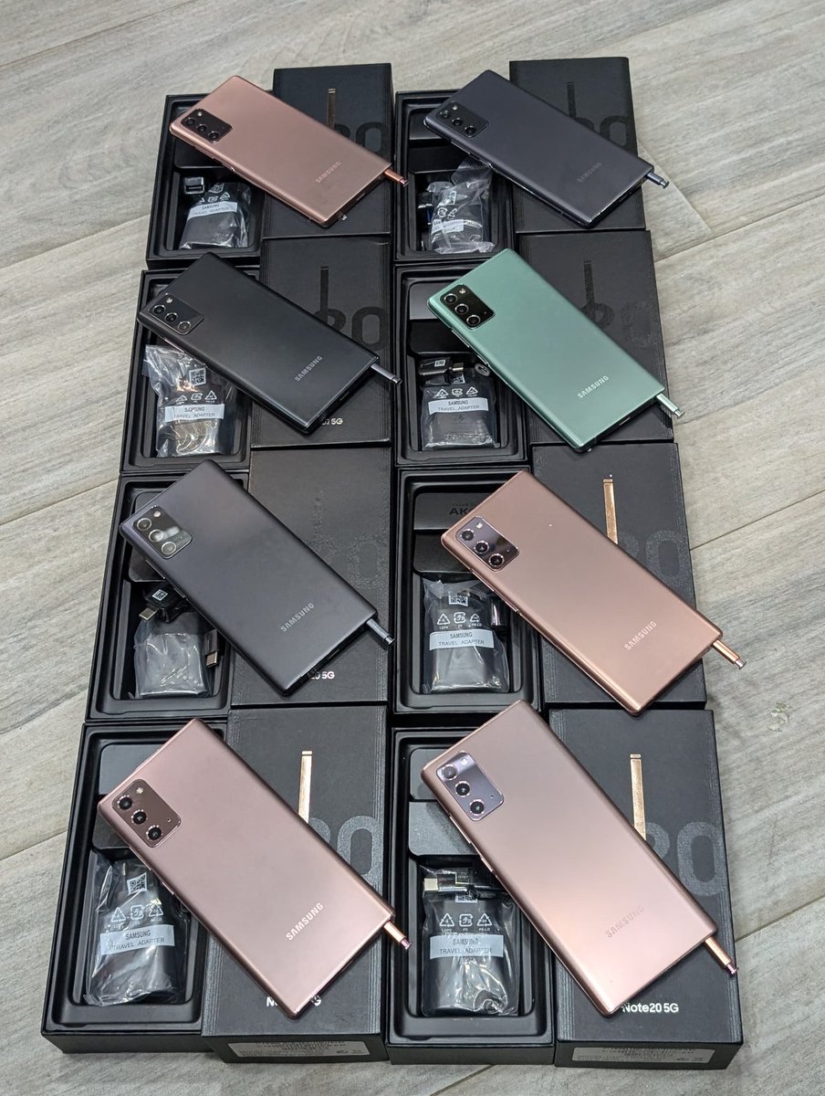 AFOmighty1's tweet photo. @Mbahdeyforyou 🇺🇸Openbox Samsung NOTE 20 5G 128gb | Physical Sim+ Esim | Full Accessories| ₦390,000

Dm is open 📩 
WhatsApp: 08029738921 https://t.co/7mJtUuQvyZ