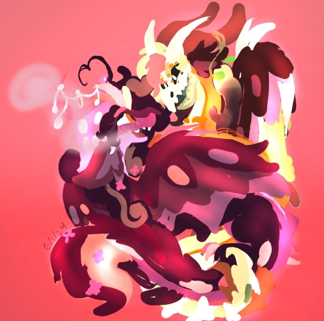 alt_mushu's tweet photo. + I can show you guys some of the QSMP fanart (of the egg characters sooner or later but show you the 2 recent ones for now for sneak peek): and some OCs that I made recently just to see what I've been cooking up! My treat! :'D (3/3)
(slight blood/eyestrain warning for first pic) https://t.co/FqilqvktWb