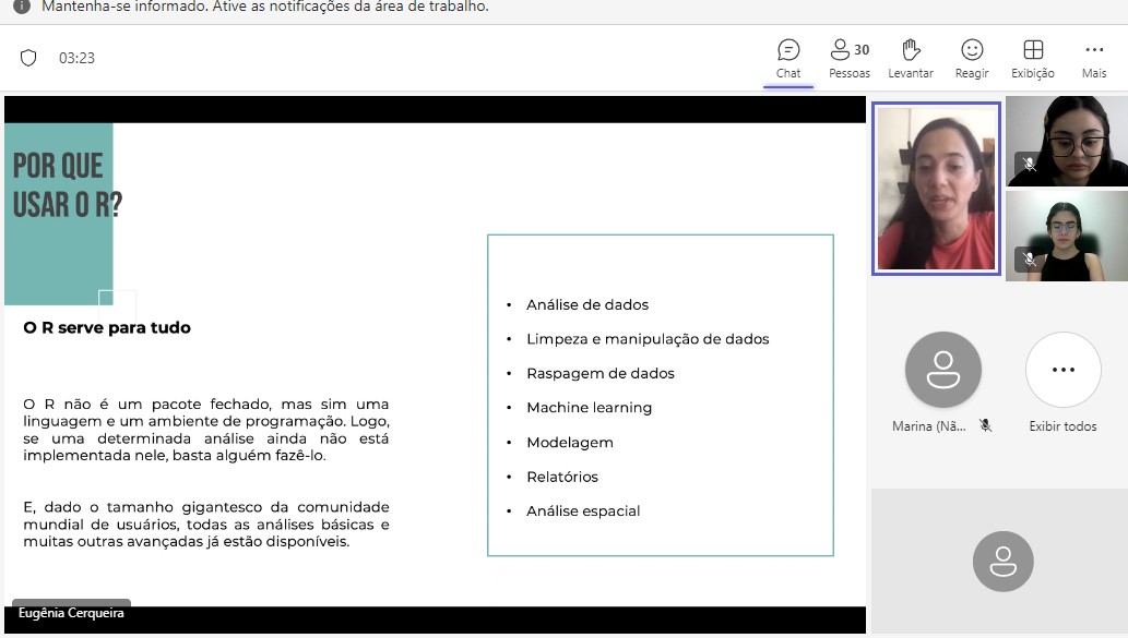 Curso de R do <a href="/MQ_UFMG/">MQ</a>. Dica do glorioso, <a href="/DalsonFigueired/">Dalson Figueiredo</a>!