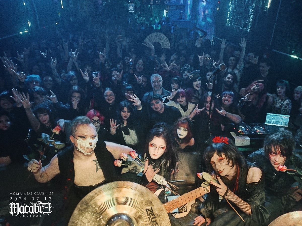 MOMABANDO's tweet photo. Obrigado a todos que compareceram e compartilharam essa noite do Macabre Revival com a MOMA!
Acasa lotada, a energia , o apoio e o carinho de todos vocês não serão esquecidos por nós. Obrigado especialmente para toda a nossa equipe, a produção do @macabrerevival + https://t.co/2Y1EZJQvFv