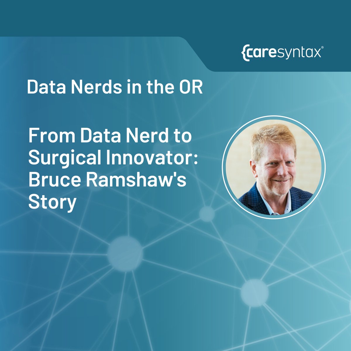caresyntax's tweet image. Announcing Our New Podcast: Data Nerds in the OR. Join Dr. Bruce Ramshaw, CMIO of Caresyntax, as he shares his journey from a data-loving sports enthusiast to a pioneering surgeon.

Listen today: caresyntax.com/data-nerds-in-…

#DataDrivenInnovation #DataNerdsInTheOR