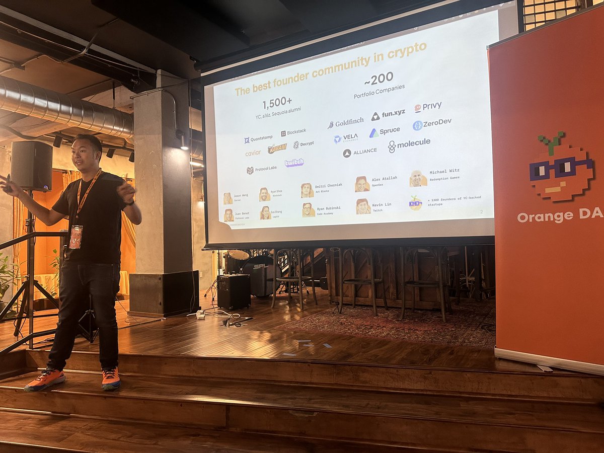 0G_labs's tweet photo. We are excited to kickoff our @OrangeDAOxyz fellowship. Super excited to be amongst great founders. https://t.co/oIBLODzZW7