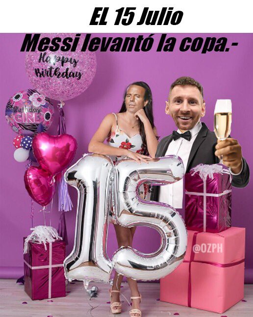 OskyPH's tweet photo. @MemesDeJulio1 
#messi #Bicampeones https://t.co/DsIlKURvhj