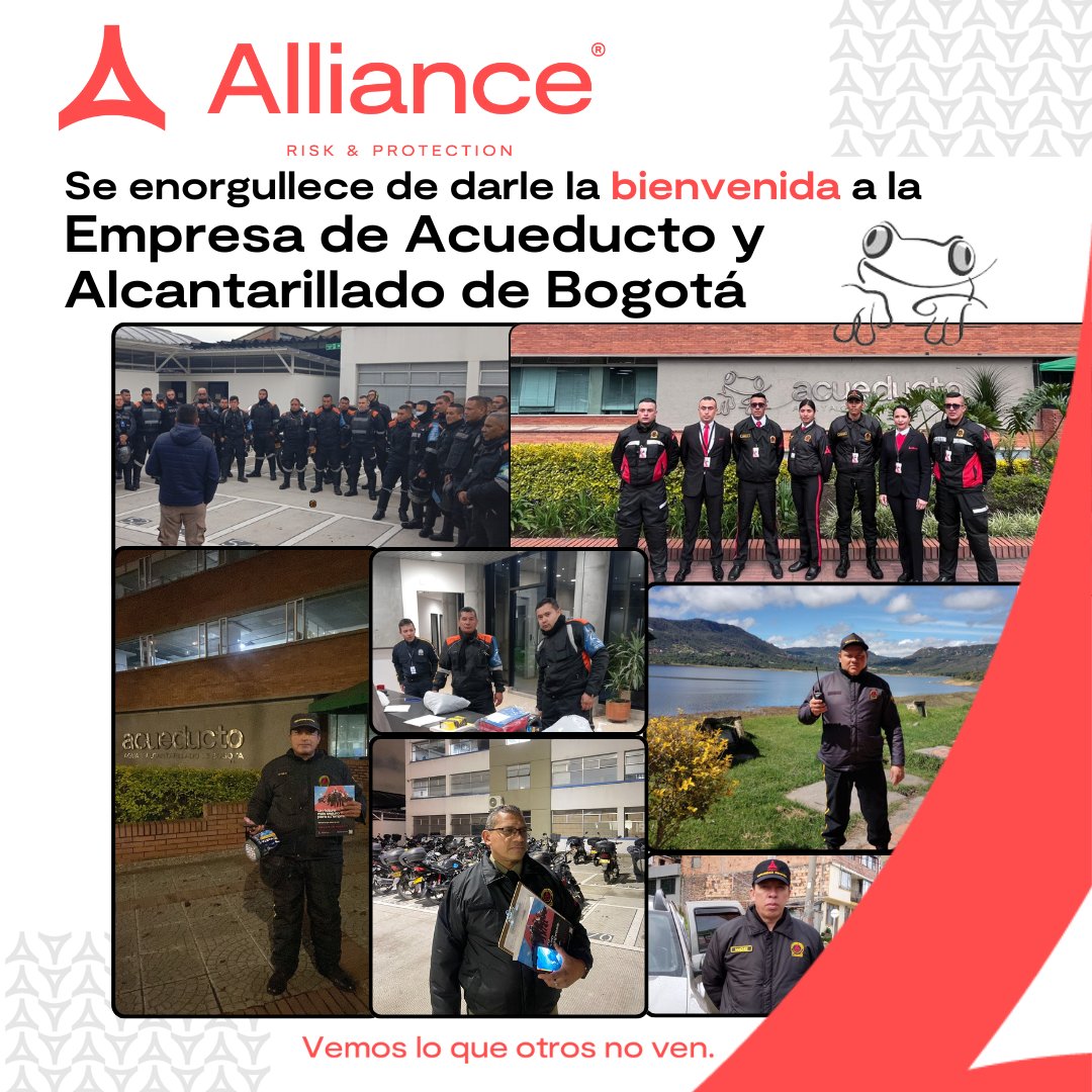 ¡Juntos por un futuro sostenible en Bogotá!
EAAB se une a Alliance Risk &amp; Protection.

Protección de riesgos para un futuro seguro y sostenible.

#EAAB #AllianceRiskProtection #Bogotá #Sostenibilidad

Conoce más: allianceprotect.com
🔺