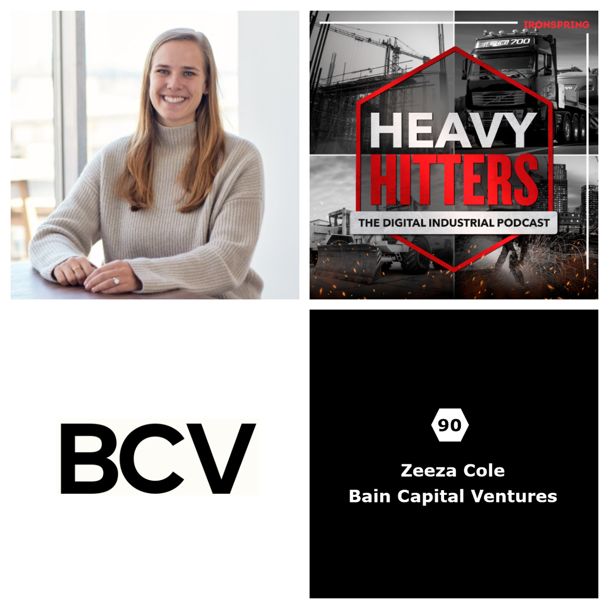 🎙New episode: Catch <a href="/ty_findley/">Ty Findley</a> w/<a href="/BainCapVC/">Bain Capital Ventures</a>'s <a href="/ZeezaCole/">Zeeza Cole</a> on the story behind BCV's Industrial Renaissance practice, the "new era in industrials,” and how BCV’s access to the Bain Capital network delivers differentiated value across the portfolio.

podcasters.spotify.com/pod/show/heavy…