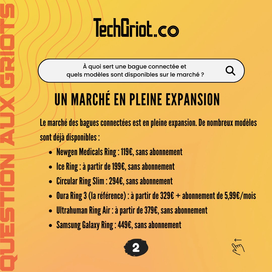 TechGriot's tweet photo. En dévoilant sa première bague connectée la semaine dernière, Samsung a mis en lumière une catégorie de produits encore méconnue du grand public. Certains lecteurs ont naturellement souhaité savoir s'il existe des alternatives. Réponse dans #QuestionAuxGriots de la semaine. https://t.co/r501wQM3Qw