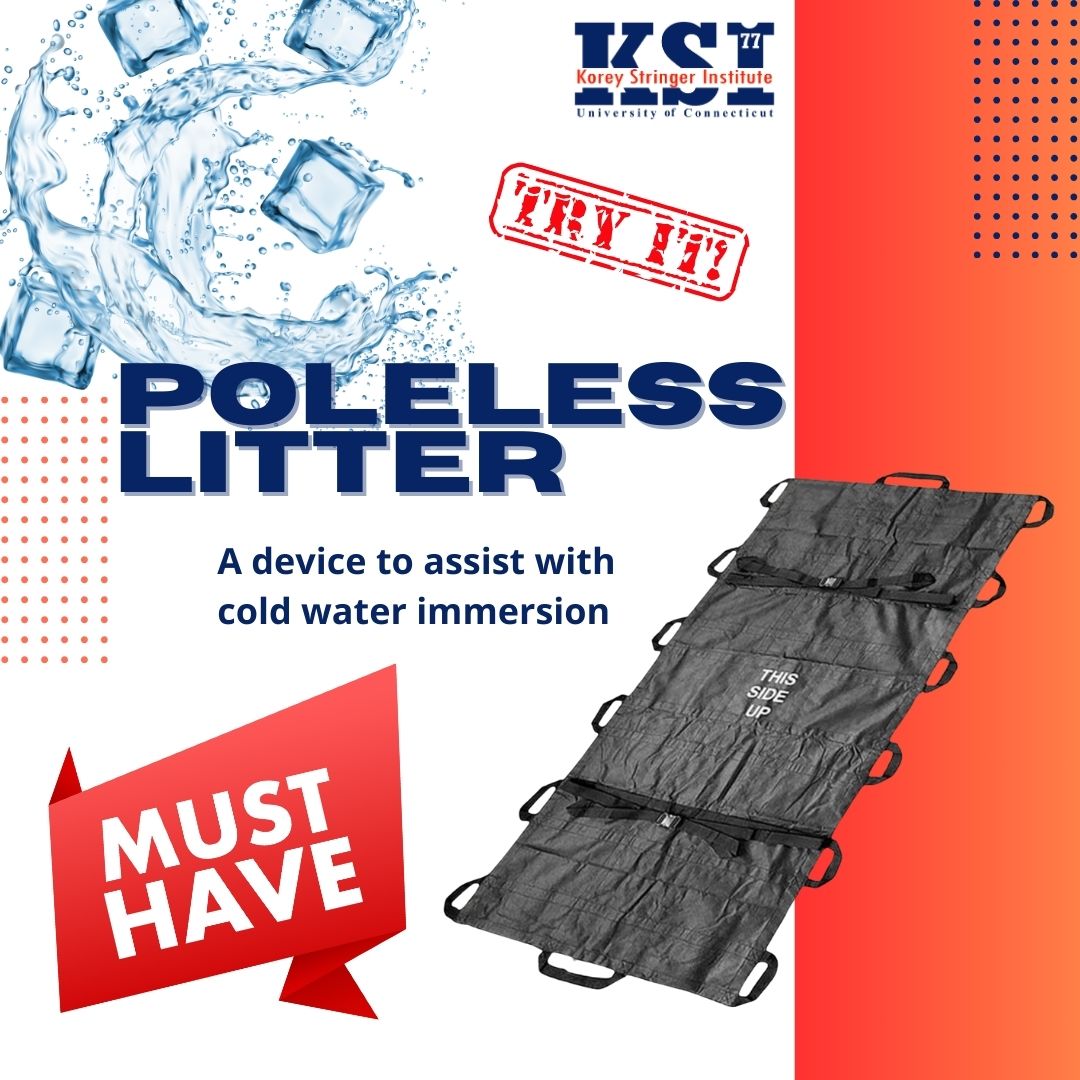 As you're updating your Heat Illness P&amp;P this summer, we recommend having a poleless litter available for cold water immersion. These devices assist in the placement/removal from cold water immersion tubs. We recommend ones with patient retention straps.
#coolfirsttransportsecond