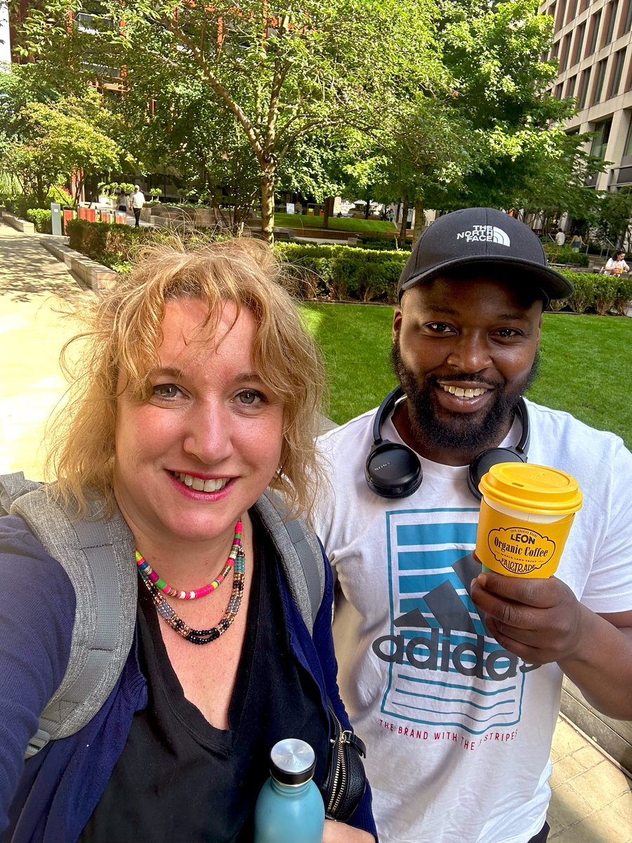 carlafrancome's tweet image. Yesterday I had a great meet with Temi Lateef, the MD of “My Choice”, a social enterprise to encourage diversity, inclusion, and opportunities in cycling. 

We met at the Lime event last week, where it became apparent he’d cycled to Africa 🌍 “You’ve cycled to Africa?” I … 1/6